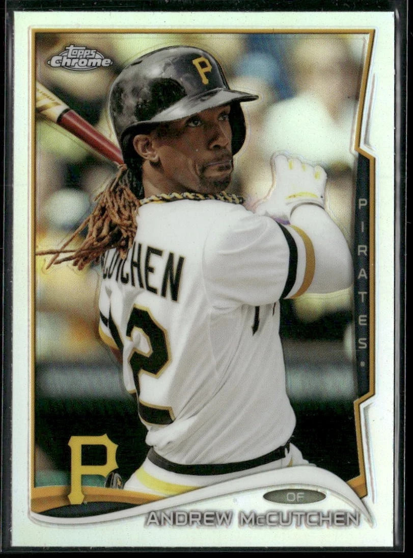 2014 Topps Chrome Refractor #105 Andrew McCutchen - Pittsburgh Pirates