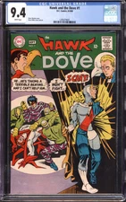 Hawk and the Dove (1968 DC) #  1 CGC: CGC 9.4 (1295479001)