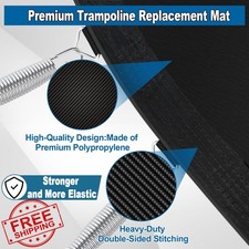 Ketofa Trampoline Mat Replacement 12-15ft 5.5" Springs
