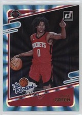 2021-22 Panini Donruss The Rookies Holo Teal Laser Jalen Green #2 02ez