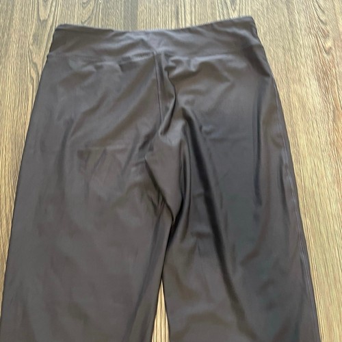 Nike FitDry Cropped Yoga Pants Wide Leg Elastic Waist Pull-On Stretch Gray Sz XL - Picture 9 of 9