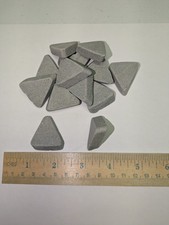 Ceramic Tumbling Media SF-Bond, 1-1/8x3/8  Angle Cut Triangle (20 Pound Box)
