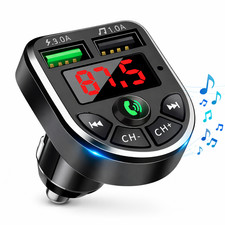 Car Bluetooth FM Transmitter Radio MP3 Wireless Adapter Car Kit USB Chargers