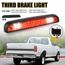 For 1994-1996 Ford F-150 F-250 F-350 LED Third Brake Light White/Red Tail Lamp