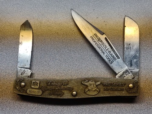 Imperial-Ltd Edition, Ingersoll-Rand Dealer Promo Series-3 blade Stockman knife