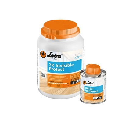 LOBA 2K InvisibleProtect A.T. Parkettlack 1 kg wasserbasiert kratzfest