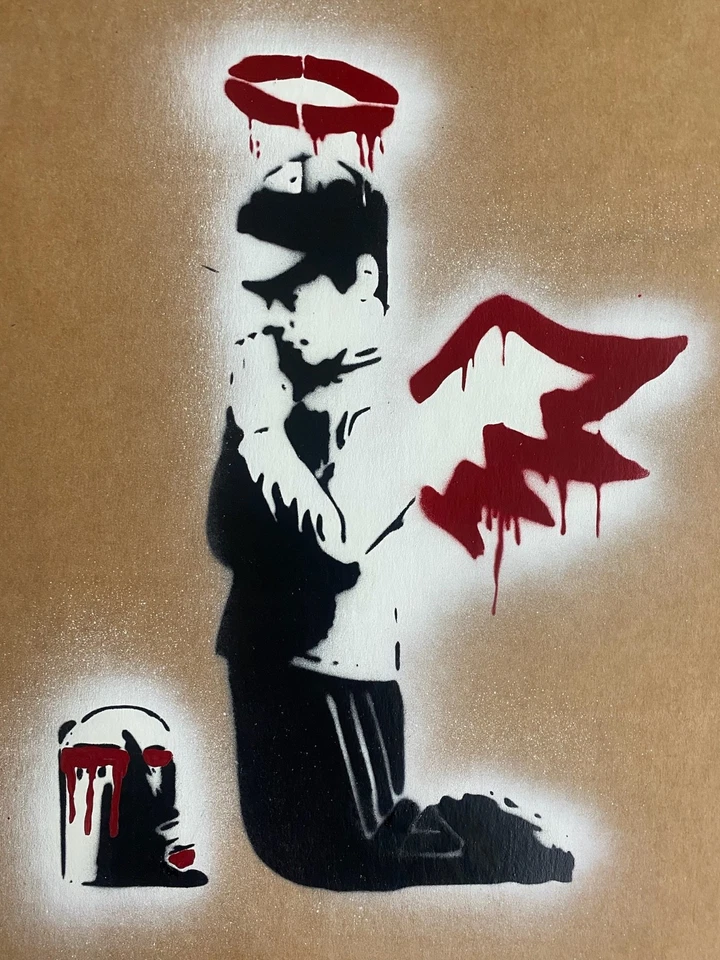 Banksy Original Dismaland  Painting 2015 with  paperwork - Image 3 of 4