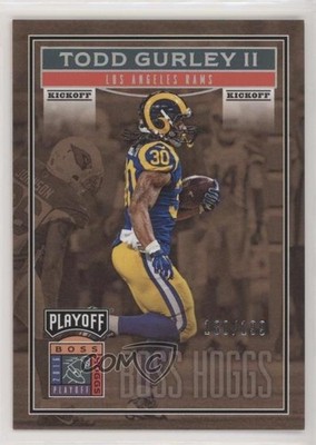 2016 Panini Playoff Boss Hoggs Kickoff 180/199 Todd Gurley II #BH-TG 5d8