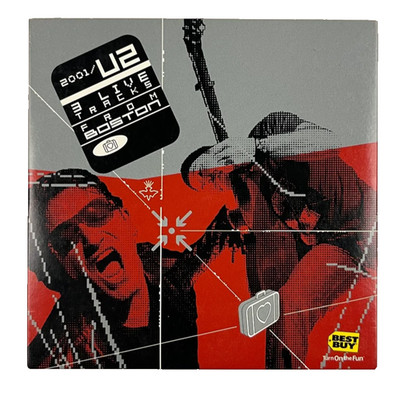 U2   3 Live Tracks from Boston CD 2001 Interscope Records Promo Best Buy
