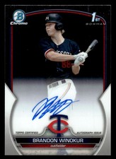 2023 Bowman Draft #CDA-BWN Brandon Winokur Chrome Prospect Autographs