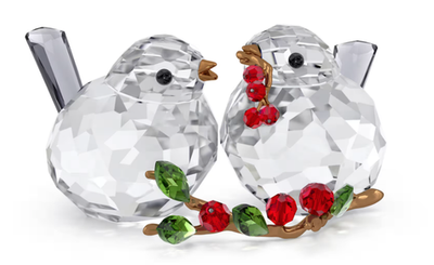 Swarovski Idyllia ラブバードとベリー Amazon.com: Swarovski Idyllia Bee and Cherry : Home & Kitchen