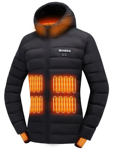 ORRNIKKO WOMENS HEATED JACKET BATTERY PACK 12V 20000MAH SIZE 2XL - BLACK