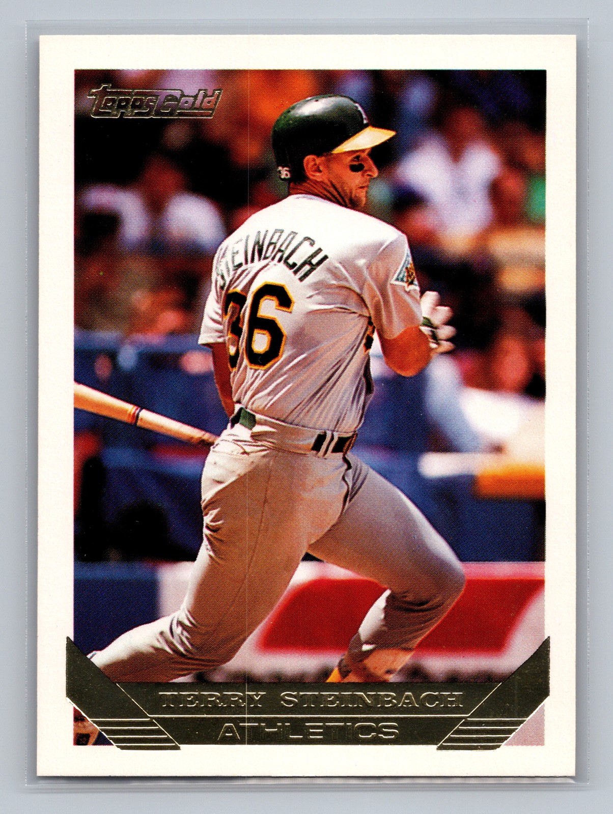 1993 Topps Gold TERRY STEINBACH #18 Gold Oakland Athletics