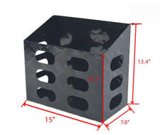 15x8x14 Aluminum Gas Rack For 5.28 Gal20l Jerry Can Mount Caravan
