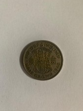 1948 SILVER HALF CROWN GEORGE VI