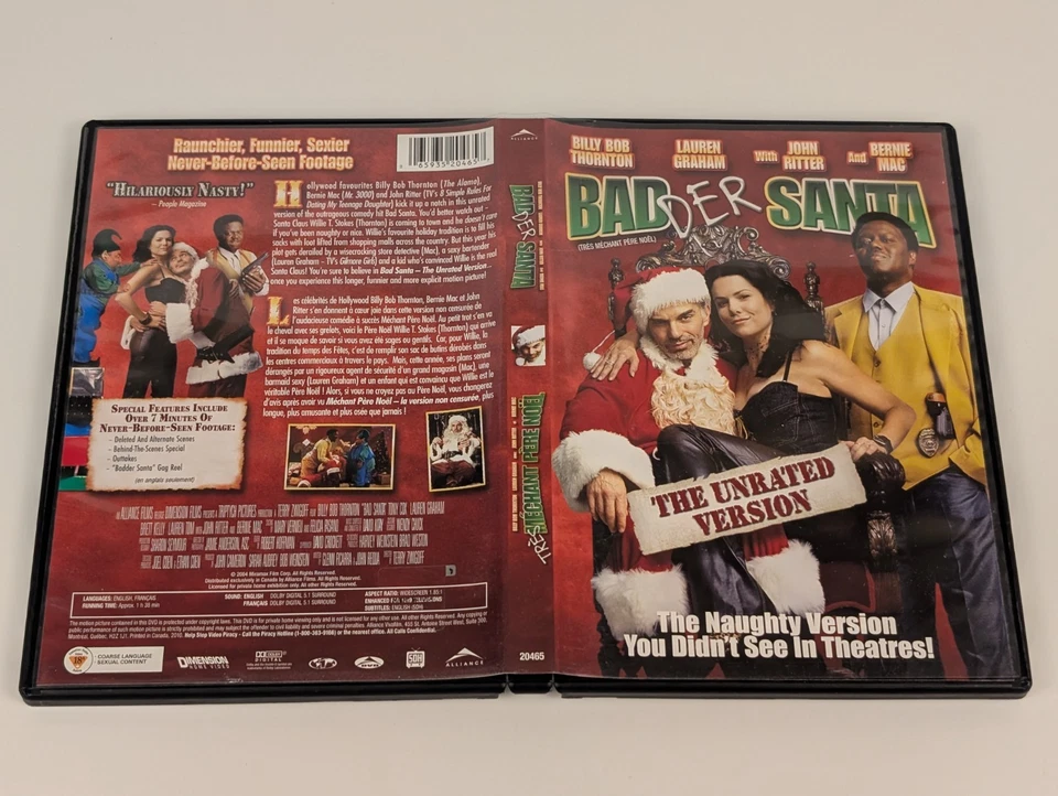Badder Santa (The Unrated Version) DVD🎥Movie Tested and Working- Nice📀! - Image 4 of 4