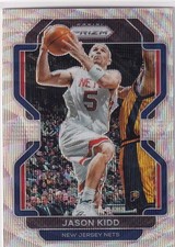 2021-22 PRIZMS SILVER WAVE JASON KIDD NEW JERSEY NETS PRIZM **PACK FRESH** d692