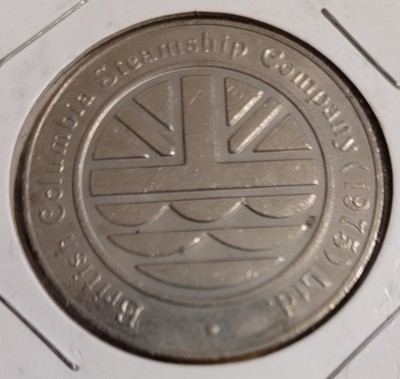 1987 British Columbia Steamship Company Ltd. Casino Gambling Token  ( 1975 ) 