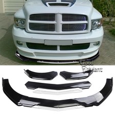 For Dodge Ram 1500 Srt-10 Slt Front Bumper Lip Spoiler Splitter Glossy Body Kit For Dodge Ram 1500 Srt-10 Slt Front Bumper Lip Spoiler Splitter Glossy Body Kit