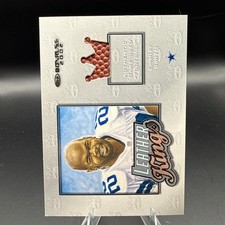 2002 Donruss Leather Kings Emmitt Smith Studio Series 71/250 Game-Used Football 