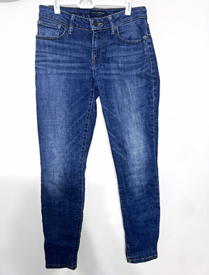 Lucky Brand Women s Low Rise Skinny Jeans Medium Wash Blue Denim Size 4