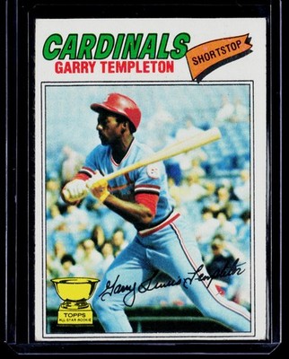 1977 Topps Garry Templeton #161 Rookie Cup Cardinals   All-Star Rookie   VG