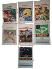 ATARI GAME MANUALS-CIRCA 1977-1982 NICE CONDITION