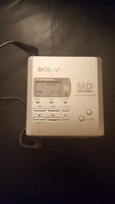 Vintage Sony Portable MiniDisc Player Recorder - Silver MZ-R55/S 