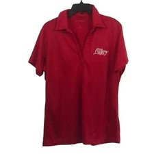 Polo Shirt Red Short Sleeve Collared  Golf Office Uniform Casual
