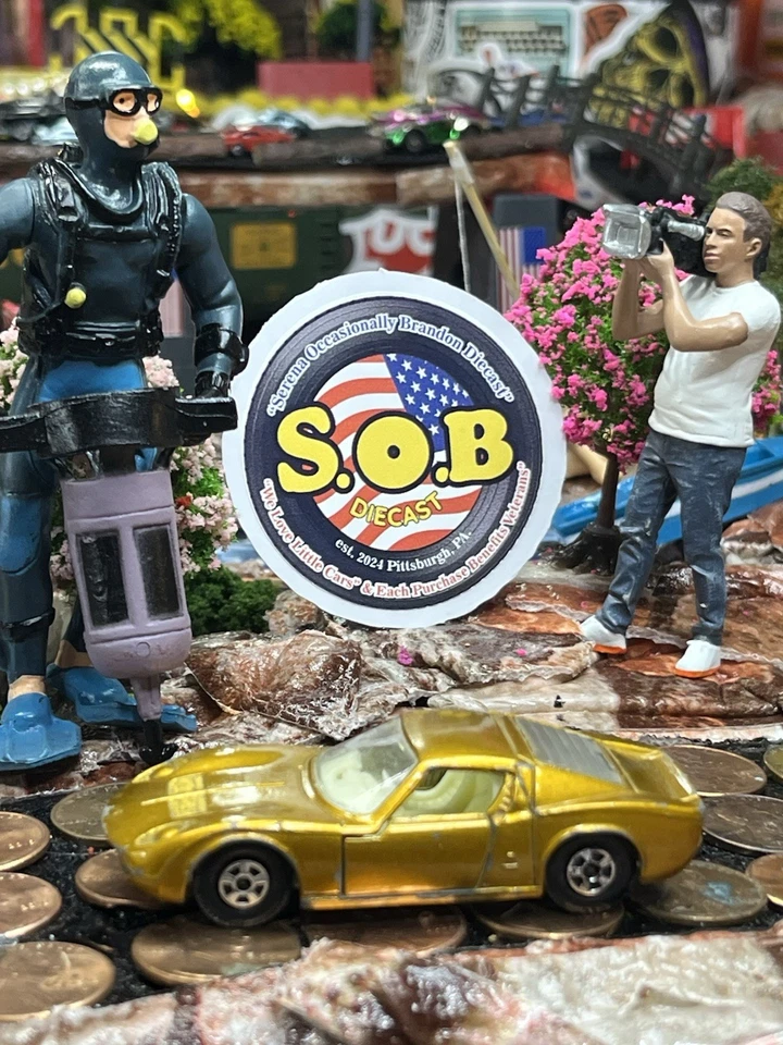 Lamborghini Miura Lesney Años 60 Nº 33 Oro Diecast USADO EXCELENTE ESTADO Foto 3 de 4