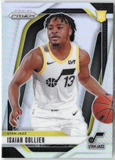 2024-25 Panini Basketball Prizm Isaiah Collier Silver #227 RC Utah Jazz