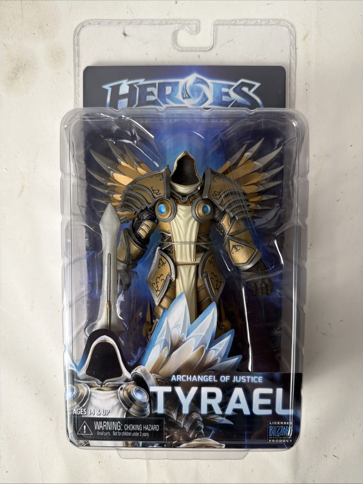 NECA Tyrael Diablo Archangel Justice Heroes of the Storm Blizzard 7" Figure NEW