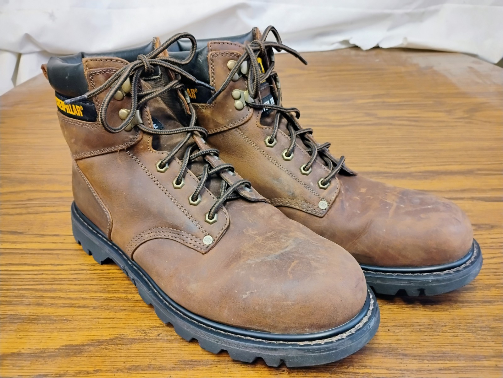 Cat Footwear Men's Second Shift Steel Toe Work Boot Brown Size 14 M P89586 image 2