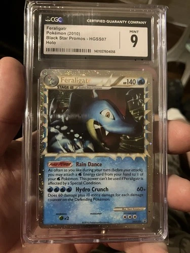 Feraligatr (Prime) HGSS07 Pokemon Holo Very Nice Value $700 For Psa 9 Collector