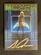 2024 Panini Black -Shadow Ink - On Card Auto-Asante Samuel Jr. SI-ASJ /25 -Green