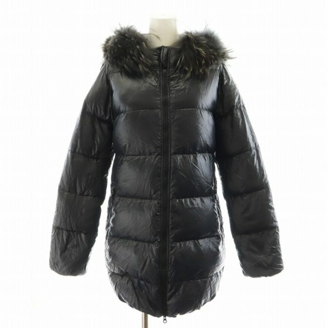 DUVETICA - DUVETICAダウン　Kappa DUVETICA Kappa Down Coat Long Length Hooded Fur Outerwear 38