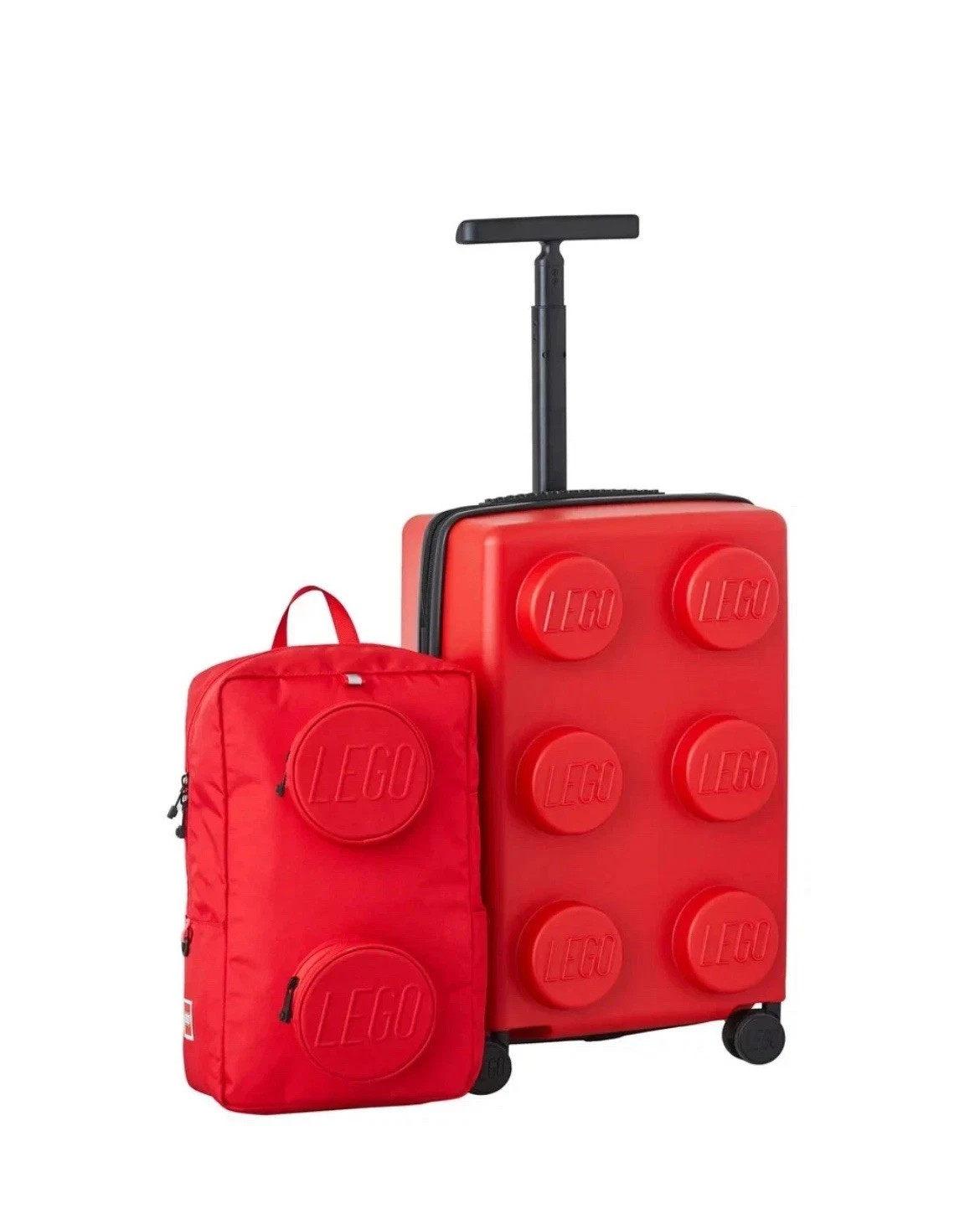 LEGO Carry-on trolley TSA Lock & Backpack Luggage Set Red | FAST SHIPPING