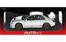 AUTOart 1/18 Subaru New Age Impreza WRC 2003 Plain Body Version White Used in Ja