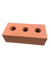 Single Foam Brick Toy Fake Prop Construction Block 3 Hole Prank Magic Full-size