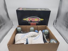 Roller Derby RTS 400 Boardwalk Speed Skates Women's Size 10 White Blue U952