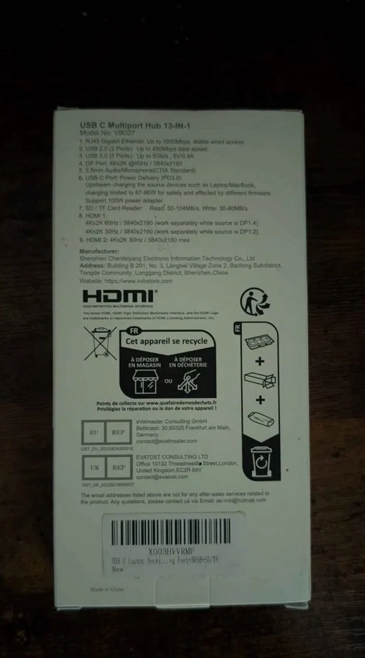 14 in 1 USB C Docking Station: Dual Monitor HDMI Hub for Ultimate Productivity - Image 4 of 4