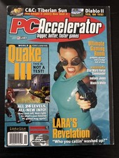 PC Accelerator Magazine November 1999 No.15 Quake III Lara Croft Tiberian Sun