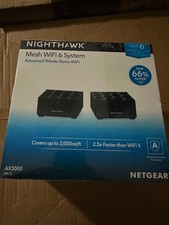 NETGEAR Nighthawk MK72 WiFi 6 Mesh System   AX3000 MK72 Sealed