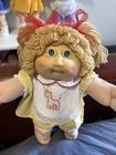 cabbage patch UT Butterscotch Blue 1985 Smoke Free Taiwan Good Vintage