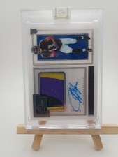 2019 Panini One - Justice Hill Rookie Player Worn Patch On Card Auto /99 Ravens. rookie card picture