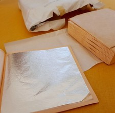 Silver Leaf New Old Stock - German Loose - 4 Books of 25 Sheets