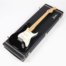 Fender American Standard Stratocaster Black Maple 2013 USA Fat50s Used