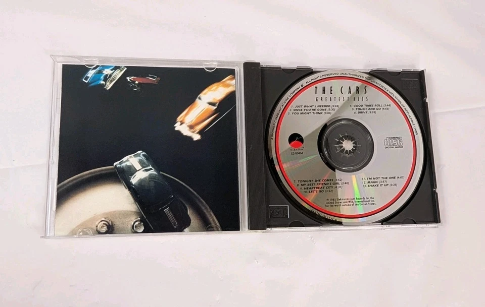 The Cars Greatest Hits CD 1985 Elektra Asylum Records USA Target Era New Wave Foto 2 de 4