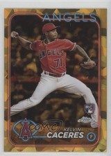 2024 Topps Chrome Sapphire Edition Gold 21/50 Kelvin Caceres #680 2o0