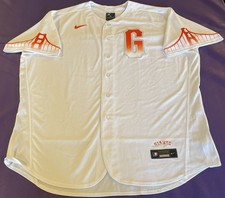 Authentic San Francisco Giants City Connect On Field Pro Cut Men’s MLB JERSEY 60